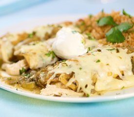 Chicken Enchiladas Verde (Green)