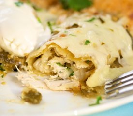 Chicken Enchiladas Verde (Green)