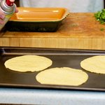 Softening the corn tortillas