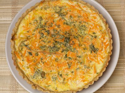 Delicious Carrot and Tarragon Tart 