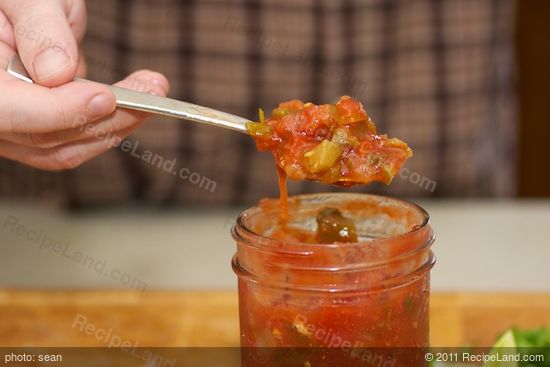 Homemade salsa