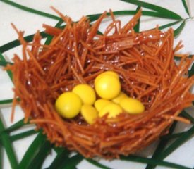 Homemade Noodles Bird’s Nest