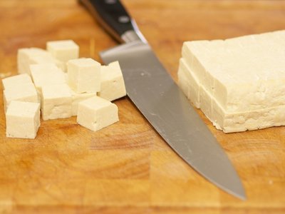 Stir Fried Asian Marinated Tofu with Boy Choy, Bell Pepper and Snow Peas