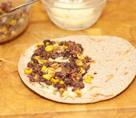 Cheesy Corn and Black Bean Quesadillas