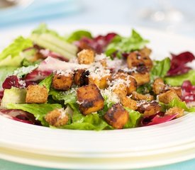 Caesar Salad with Roasted Tofu