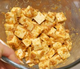 Caesar Salad with Roasted Tofu