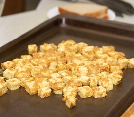 Caesar Salad with Roasted Tofu