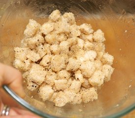 Caesar Salad with Roasted Tofu