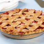 The finished pie, ready to dig in