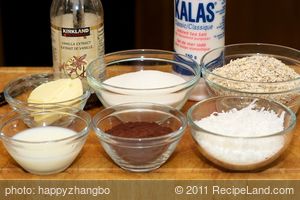 No Bake Chocolate Macaroons