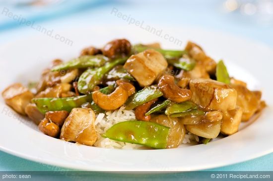 Cashew Chicken Improved - the finished dish