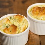 Broccoli Goat Cheese Soufflé