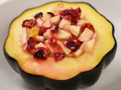 Cranberry-Stuffed Acorn Squash