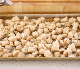 Herb, Garlic and Parmesan Croutons