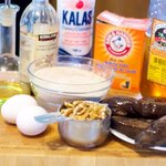 These are all the ingredients we need to make this delicious banana bread.