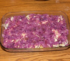 Baked Red Cabbage with Apples