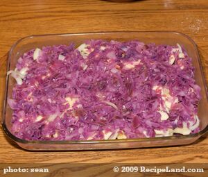 Baked Red Cabbage with Apples recipe