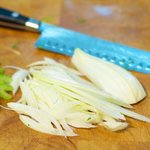 Slice the fennel...