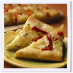 Baby Brie® Caramelized Pepper and Onion Pizza Recipe