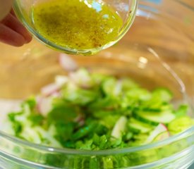 Celery, Cucumber, Fennel and Radish Salad with Vinaigrette