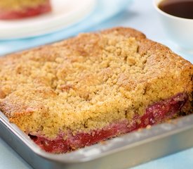 Strawberry Rhubarb Coffee Cake