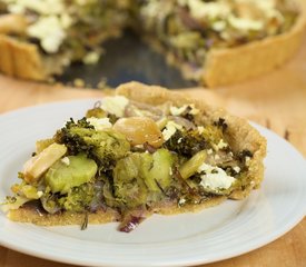 Cheesy Roasted Vegetable Tart