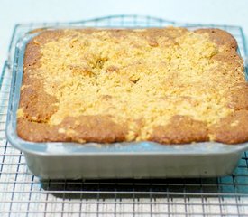 Strawberry Rhubarb Coffee Cake