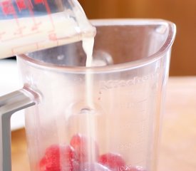 Pillowy Strawberry Orange Sorbet