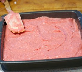 Pillowy Strawberry Orange Sorbet