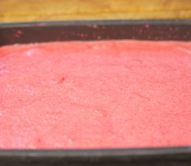 Pillowy Strawberry Orange Sorbet