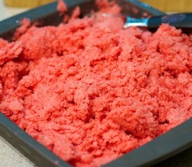 Pillowy Strawberry Orange Sorbet