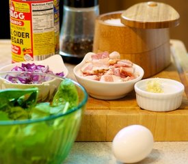 Spinach Salad with Warm Bacon Dressing