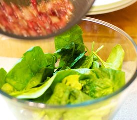 Spinach Salad with Warm Bacon Dressing