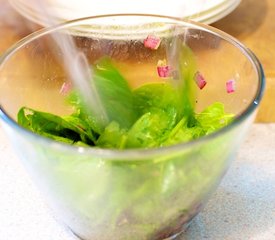 Spinach Salad with Warm Bacon Dressing