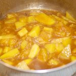 Stir until well blended, and keep simmering, when the mango reaches a jam like consistency...