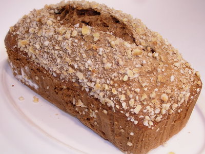 Banana, Honey and Walnuts Whole Wheat Bread