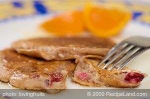 Breakfast Easy Cranberry Pancakes