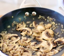 Mushroom, Spinach and Cheese Omelette