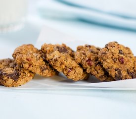 Dark Chocolate Chunks and Dried Mango Cookies