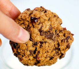 Dark Chocolate Chunks and Dried Mango Cookies