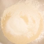 Add 1 cup flour, yeast, and salt in a mixing bowl, stir until well mixed...