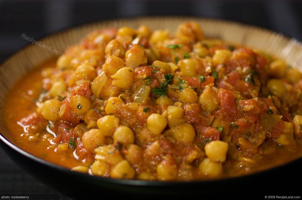 Amazing Spiced Chick Peas