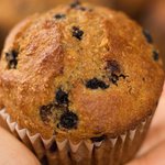 Multigrain Blueberry and Ginger Muffins