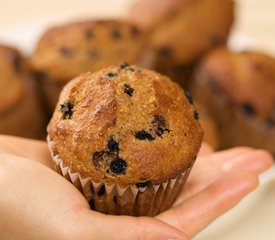 Multigrain Blueberry and Ginger Muffins