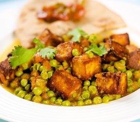 Matar Paneer (Peas with Paneer)