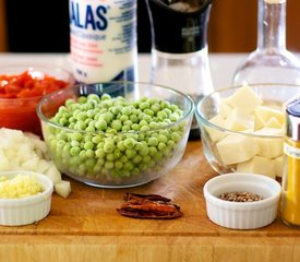 Matar Paneer (Peas with Paneer)