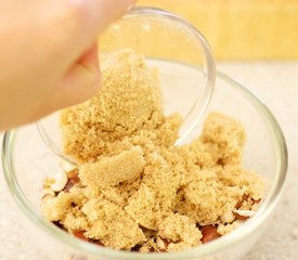 Coffee Streusel Bundt Cake with Coffee Glaze and Hazelnuts Topping