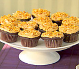 Chocolate Cupcakes With Peanut Butter Frosting