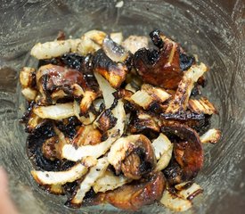 Roasted Mushroom and Fennel Salad with Radishes and Citrus Dressing