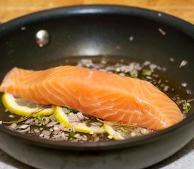 15 Minute Perfect Shallow Poached Salmon